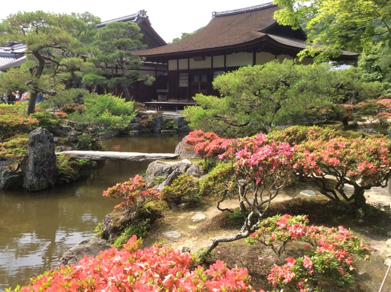 Серебряный павильон в Киото
